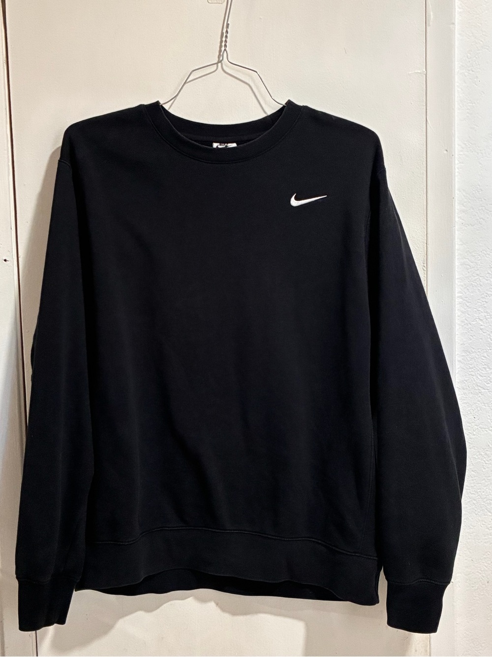 2 Nike Crewneck Sweatshirts with White Swoosh
